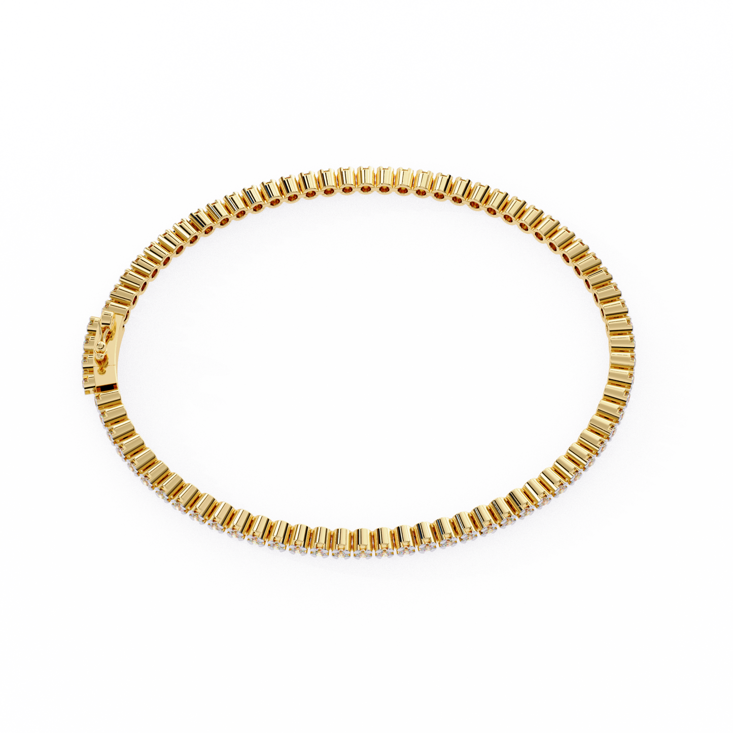yellow gold / moissanite, yellow gold / lab grown