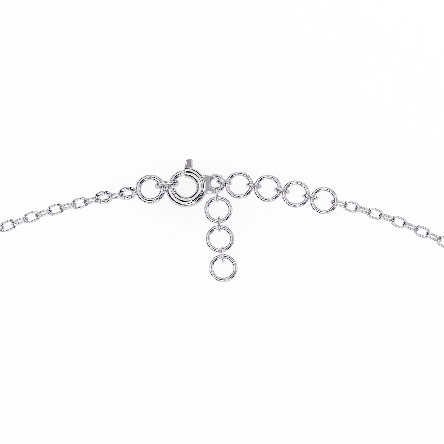 white gold / moissanite, white gold / lab grown