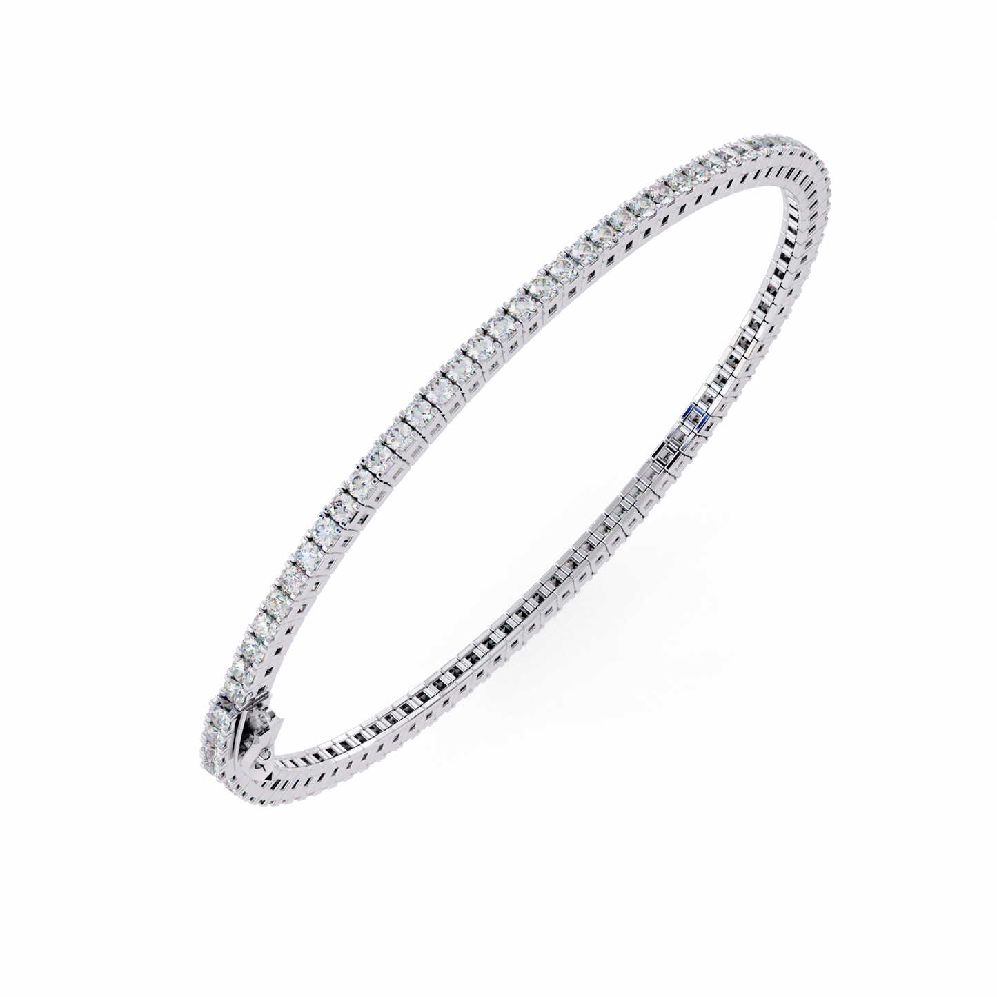 white gold / moissanite, white gold / lab grown