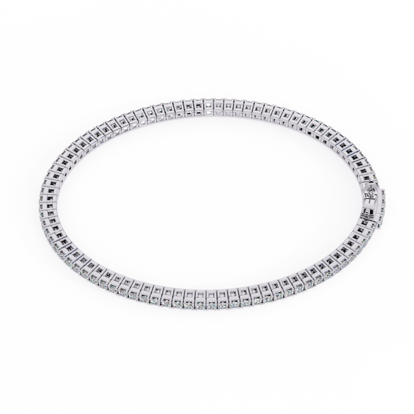 white gold / moissanite, white gold / lab grown