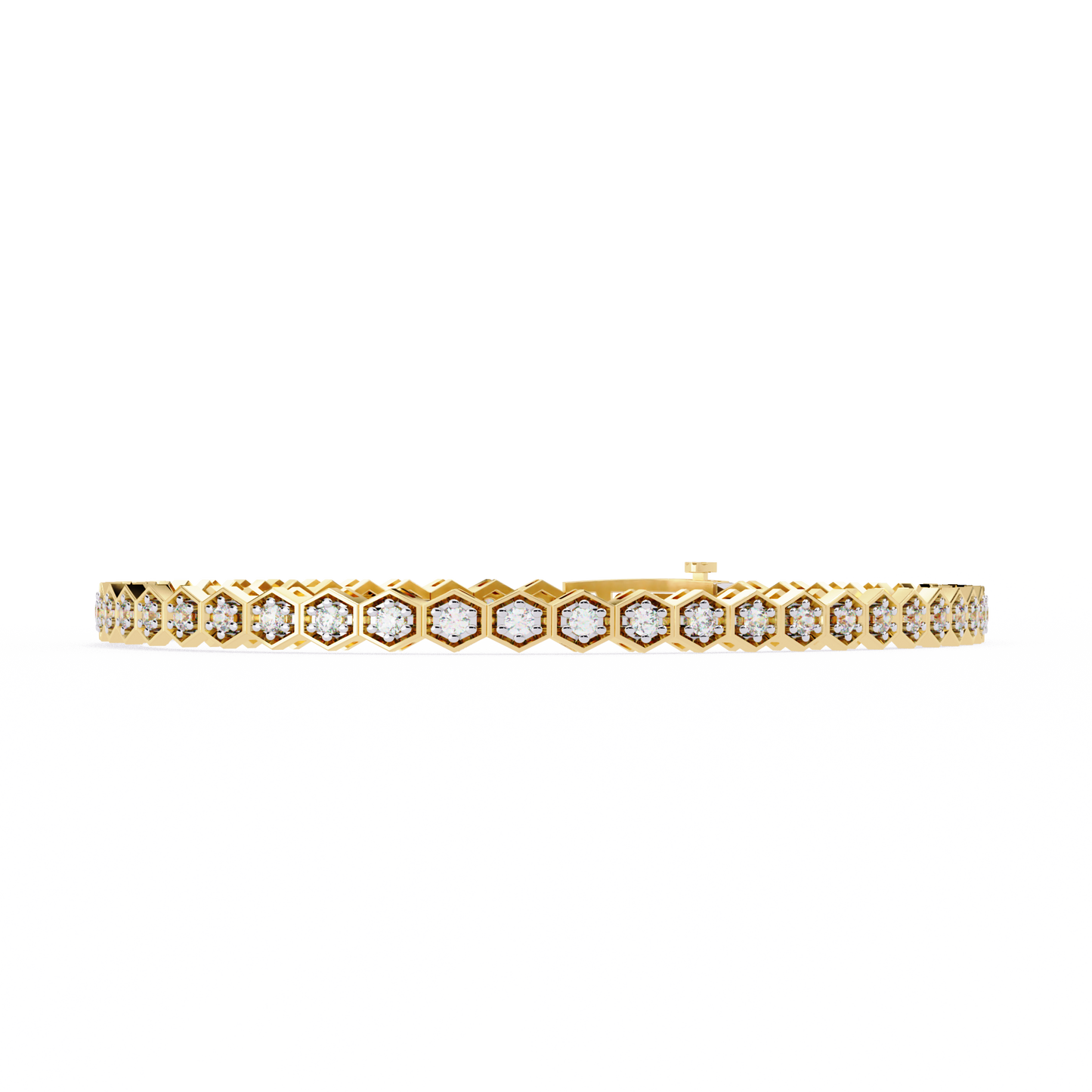 yellow gold / moissanite, yellow gold / lab grown