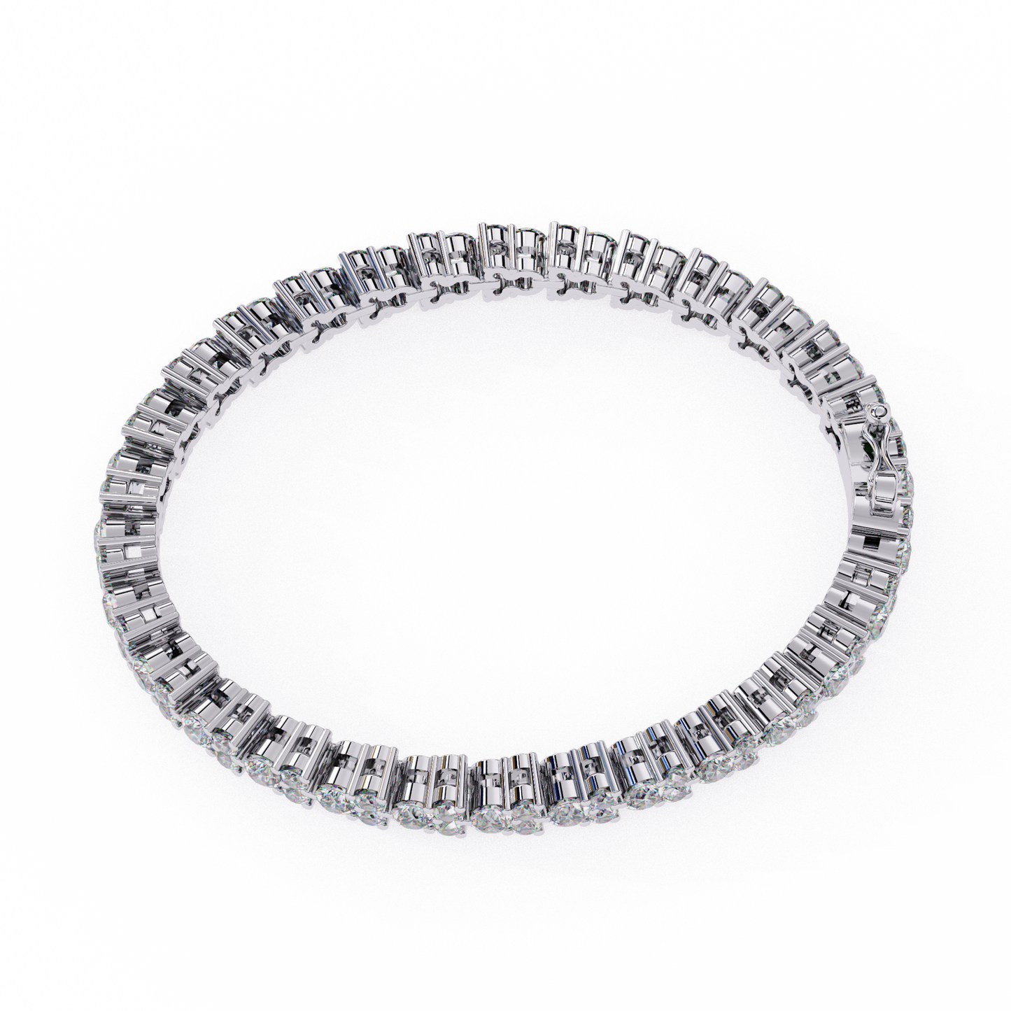 white gold / moissanite, white gold / lab grown