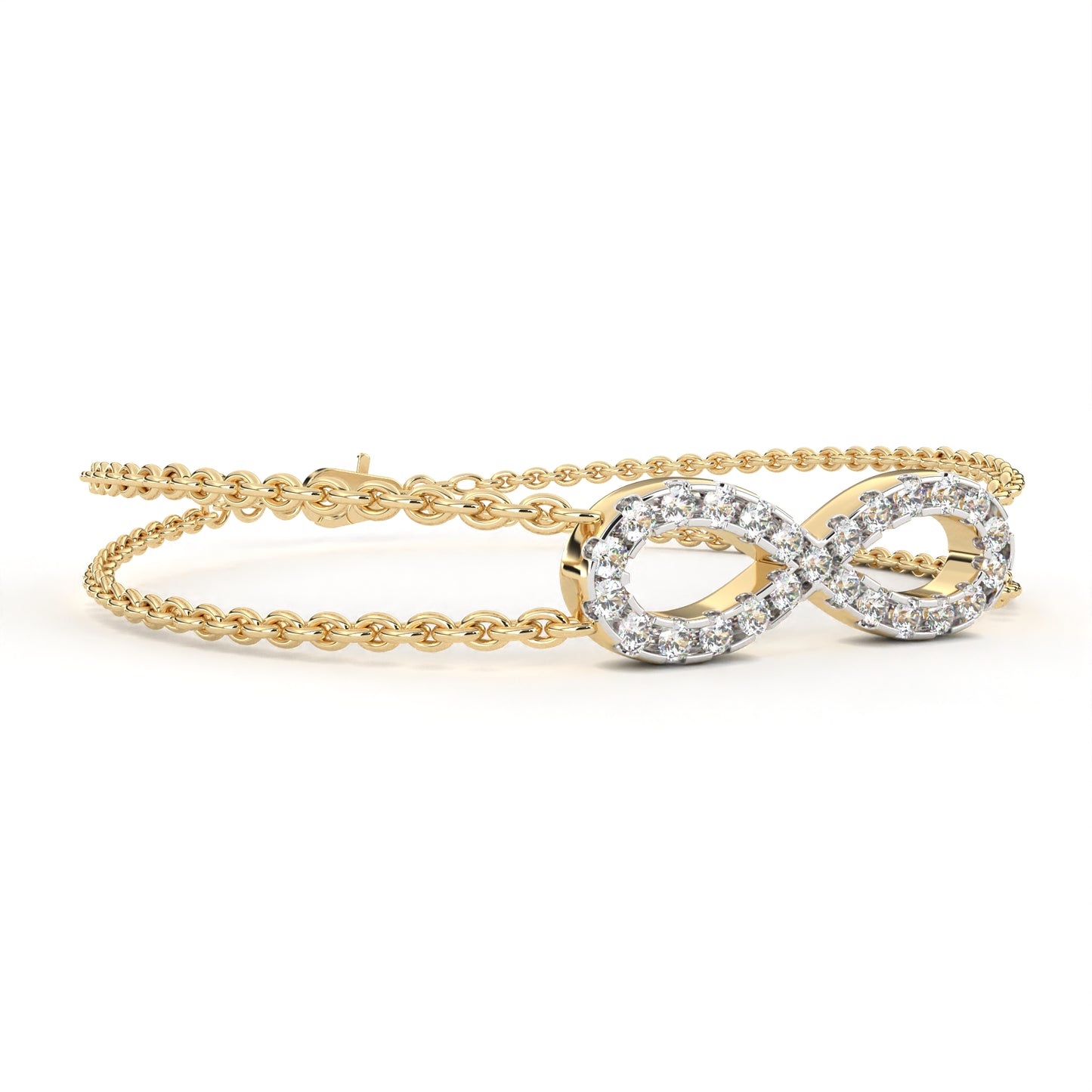 yellow gold / moissanite, yellow gold / lab grown