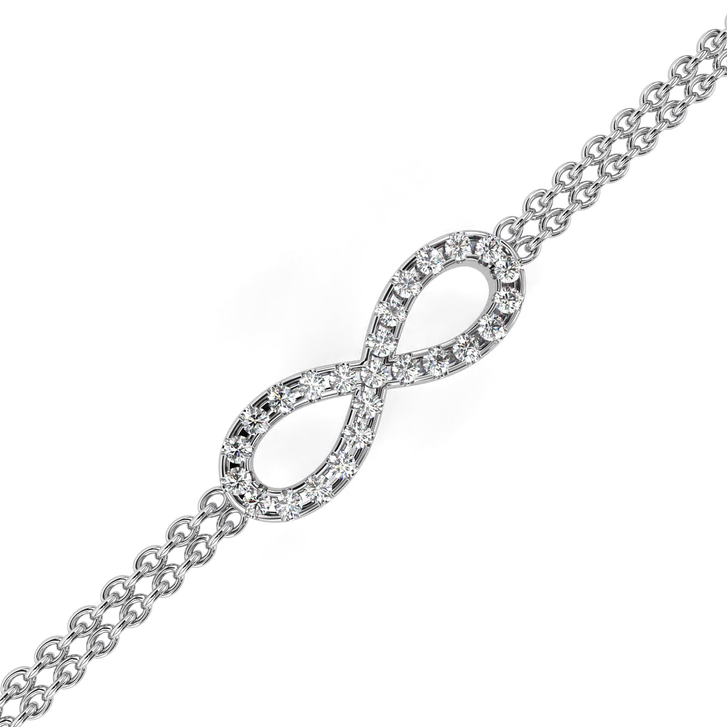 white gold / moissanite, white gold / lab grown