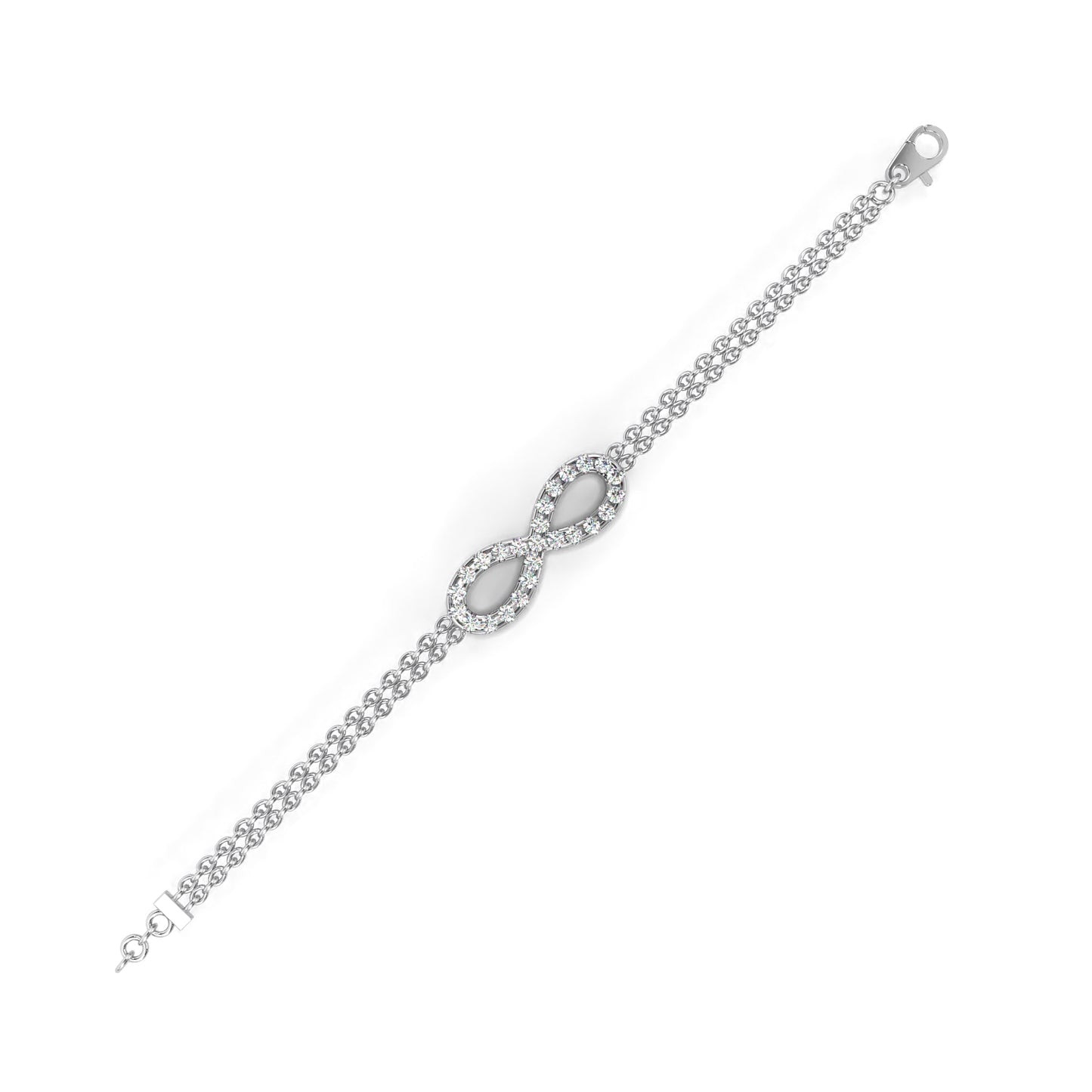 white gold / moissanite, white gold / lab grown