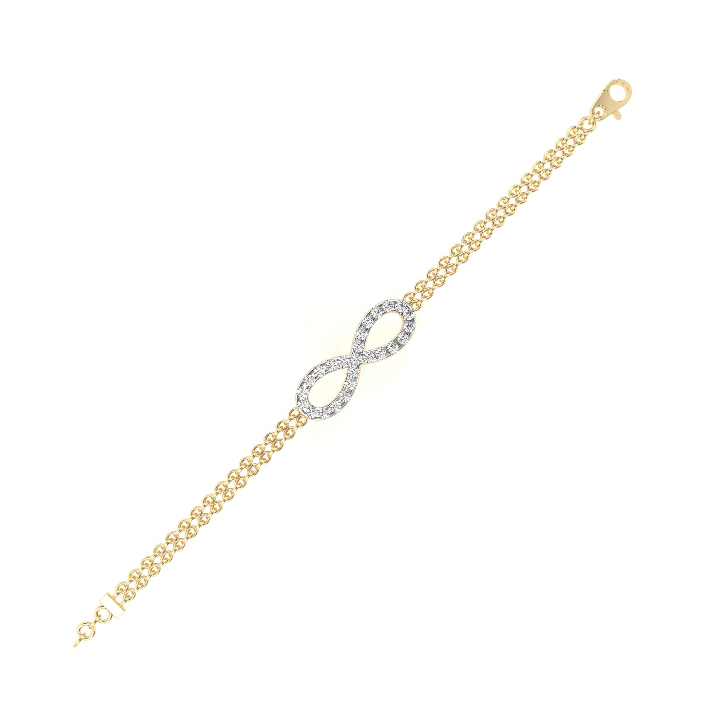 yellow gold / moissanite, yellow gold / lab grown