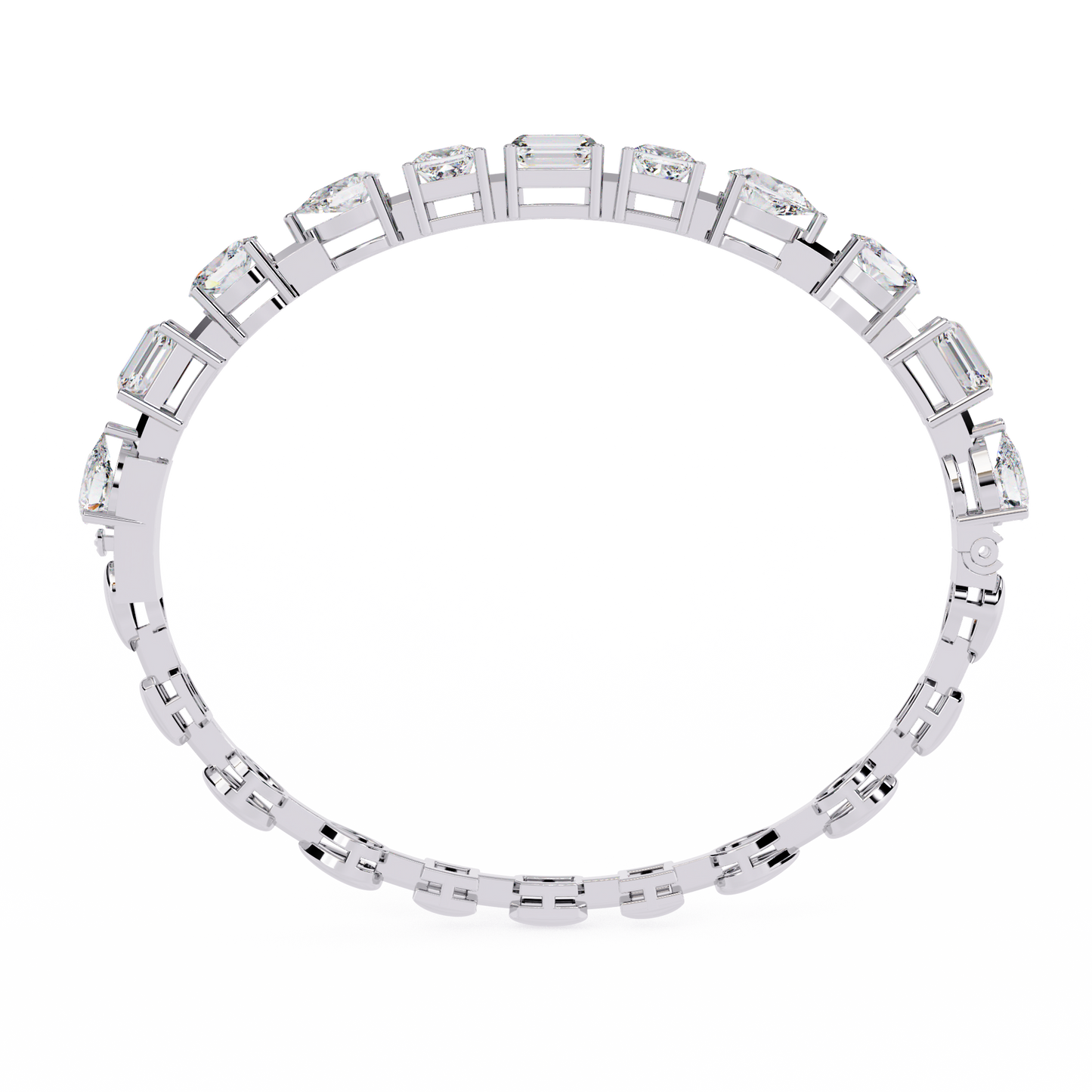 white gold / moissanite, white gold / lab grown