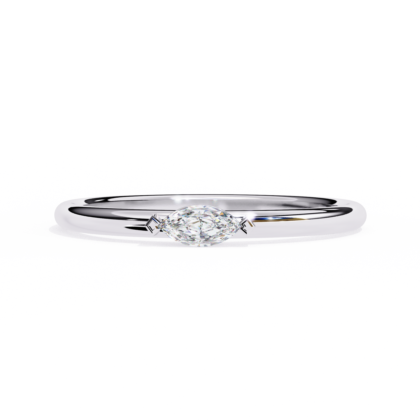 white gold / moissanite, white gold / lab grown, 925 silver / moissanite, 925 silver / lab grown