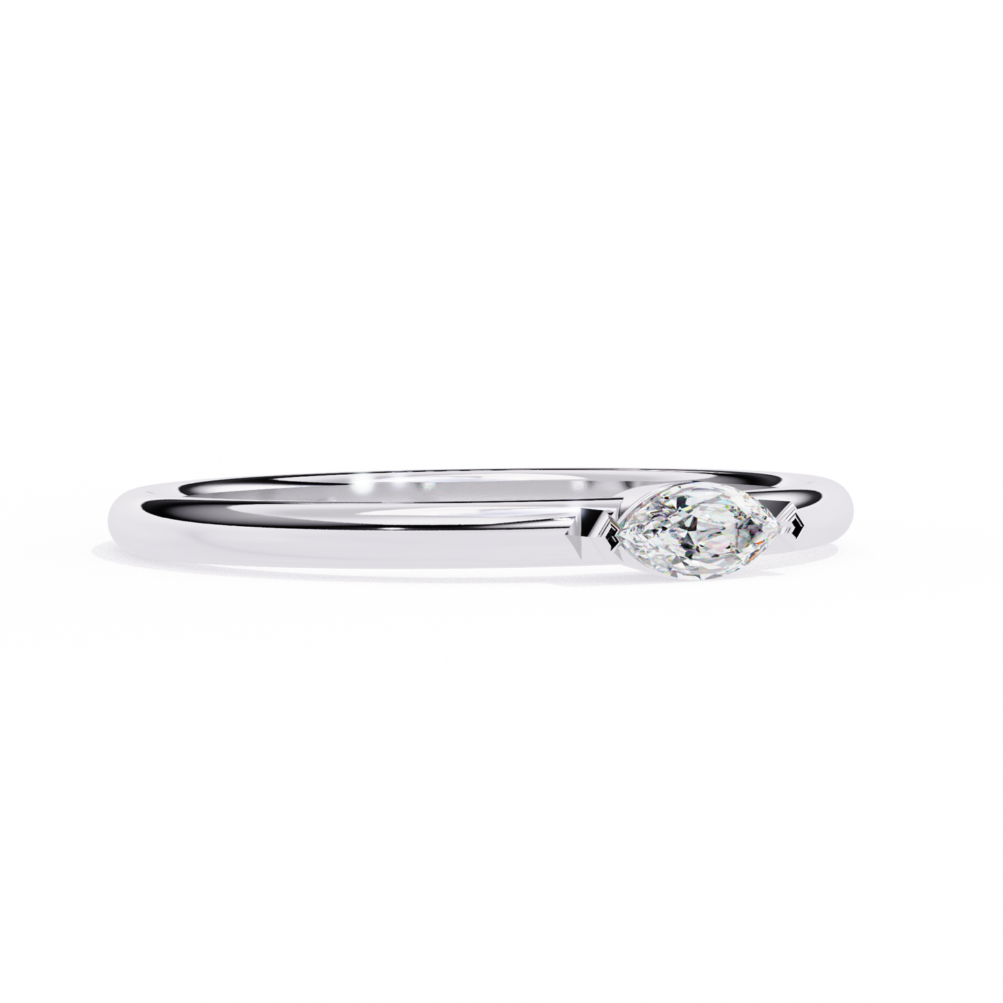 white gold / moissanite, white gold / lab grown, 925 silver / moissanite, 925 silver / lab grown