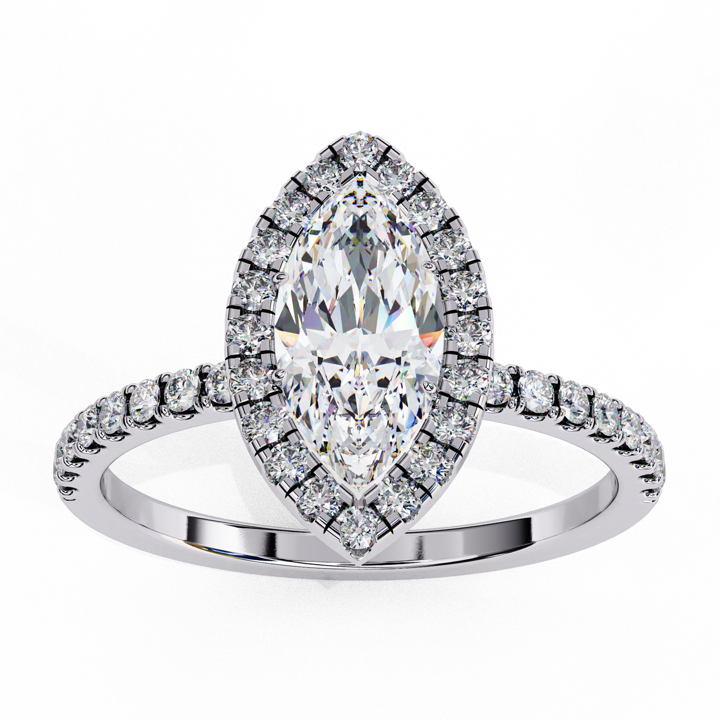 white gold / moissanite, white gold / lab grown, 925 silver / moissanite, 925 silver / lab grown