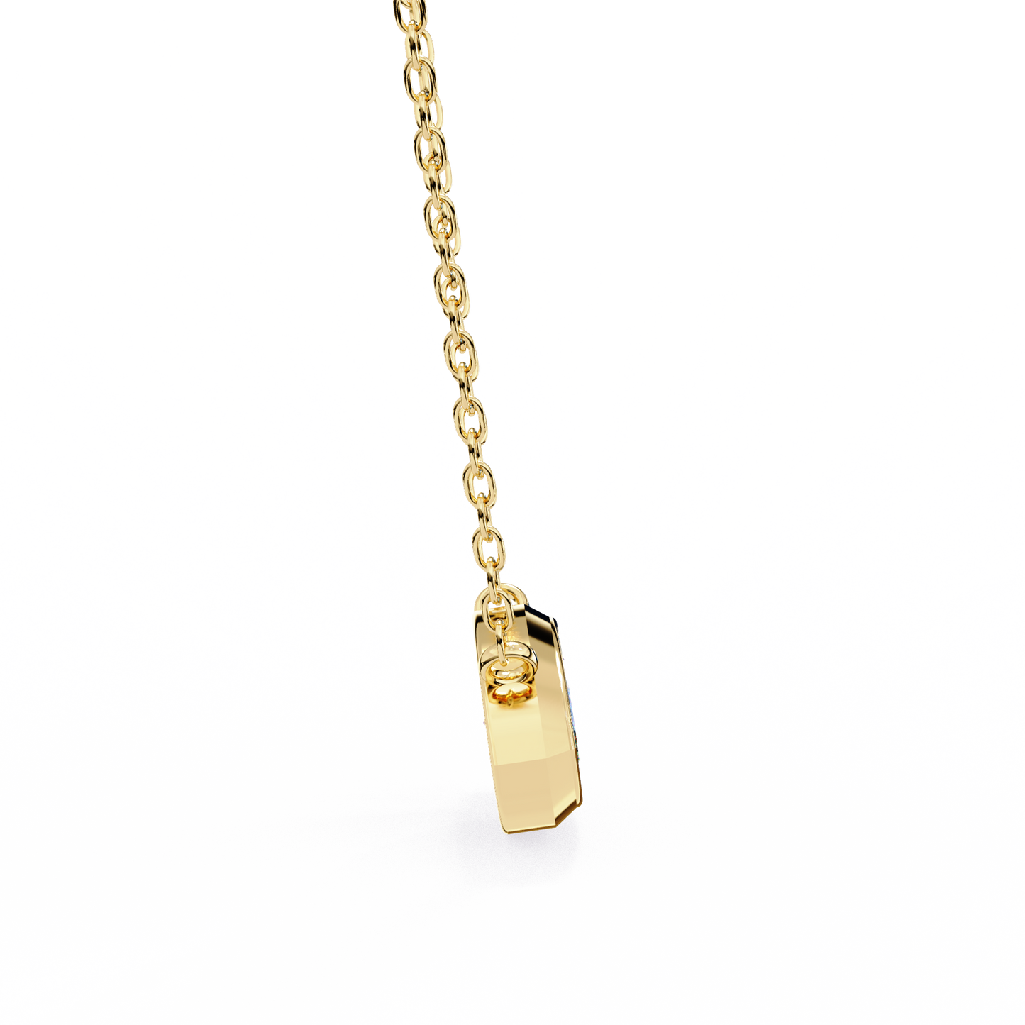 yellow gold / moissanite, yellow gold / lab grown