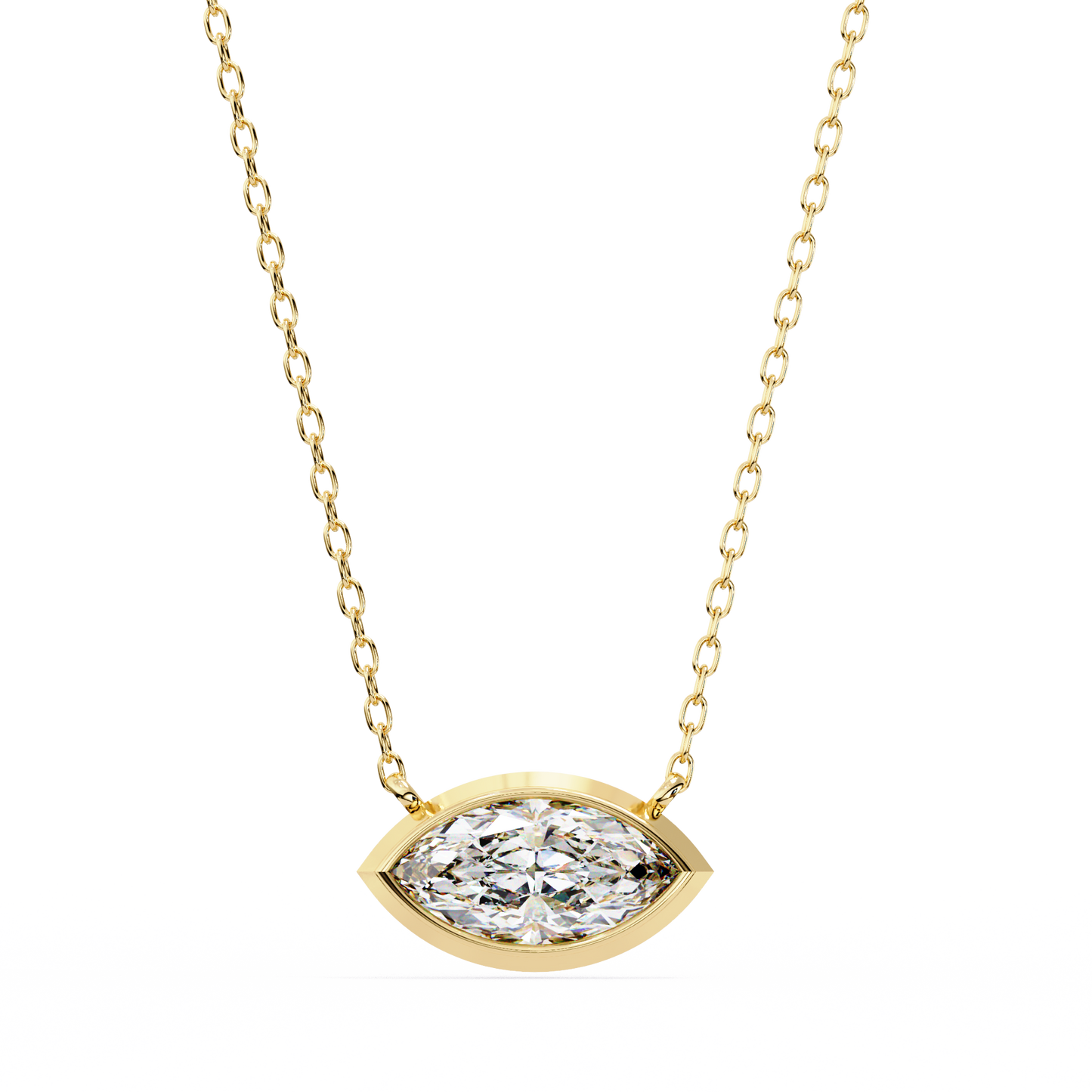 yellow gold / moissanite, yellow gold / lab grown