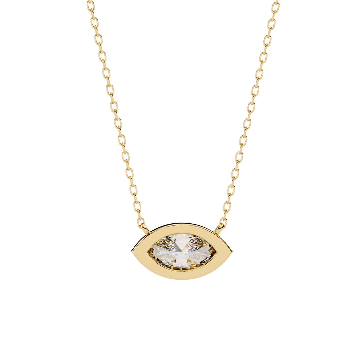 yellow gold / moissanite, yellow gold / lab grown