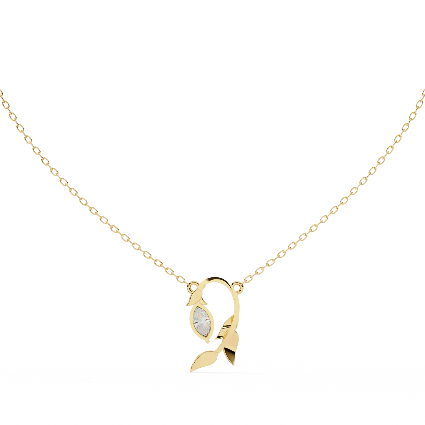 yellow gold / moissanite, yellow gold / lab grown