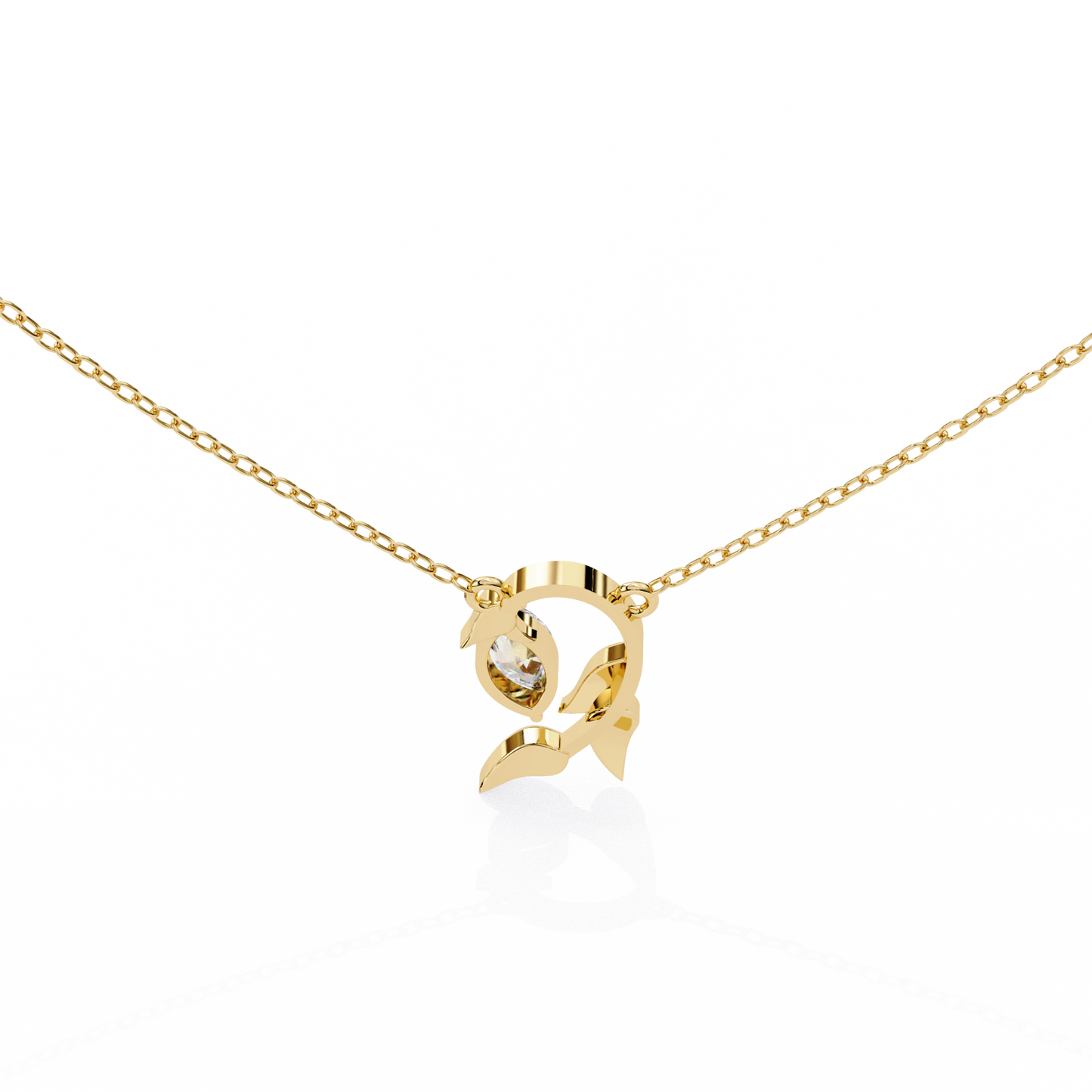 yellow gold / moissanite, yellow gold / lab grown