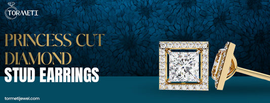 princess cut diamond stud earrings