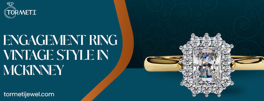 engagement ring vintage style in mckinney