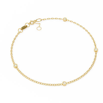 Yellow Gold / Moissanite, Yellow Gold / Lab Grown