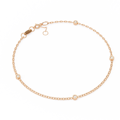 Rose Gold / Moissanite, Rose Gold / Lab Grown