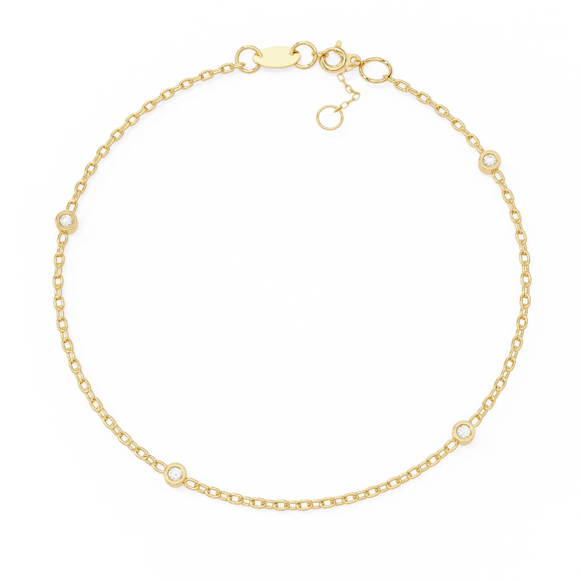 Yellow Gold / Moissanite, Yellow Gold / Lab Grown