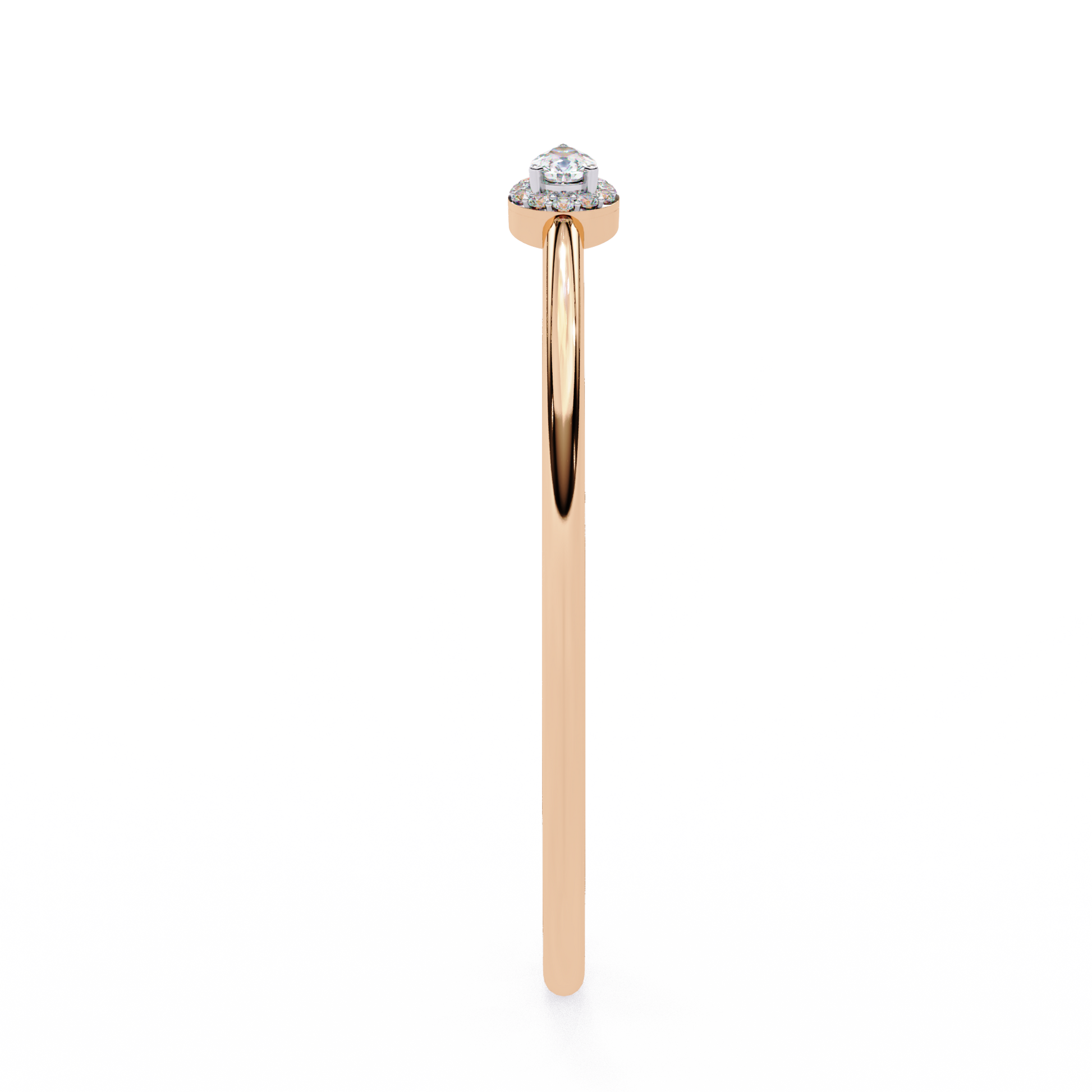 Rose Gold / Moissanite, Rose Gold / Lab Grown