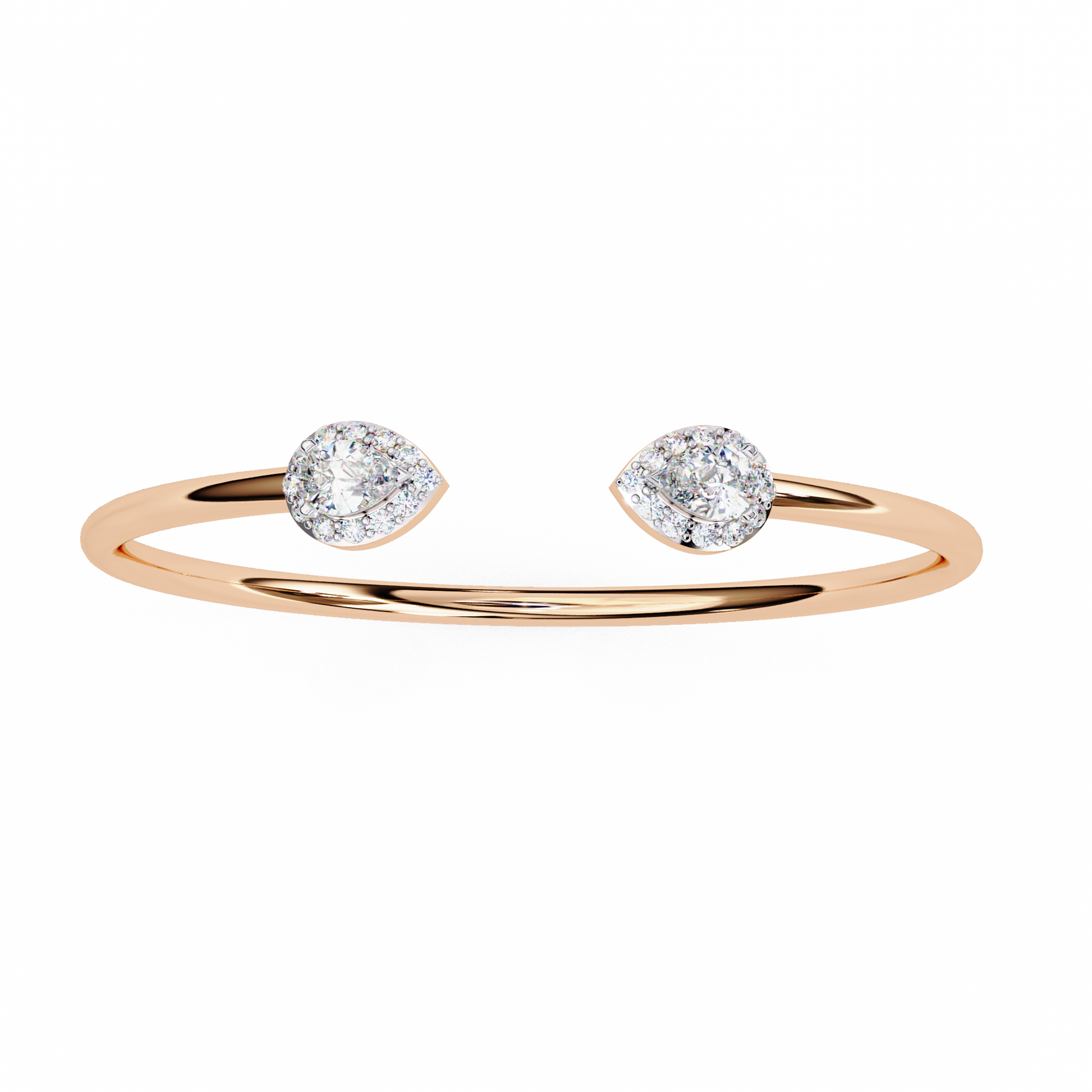 Rose Gold / Moissanite, Rose Gold / Lab Grown