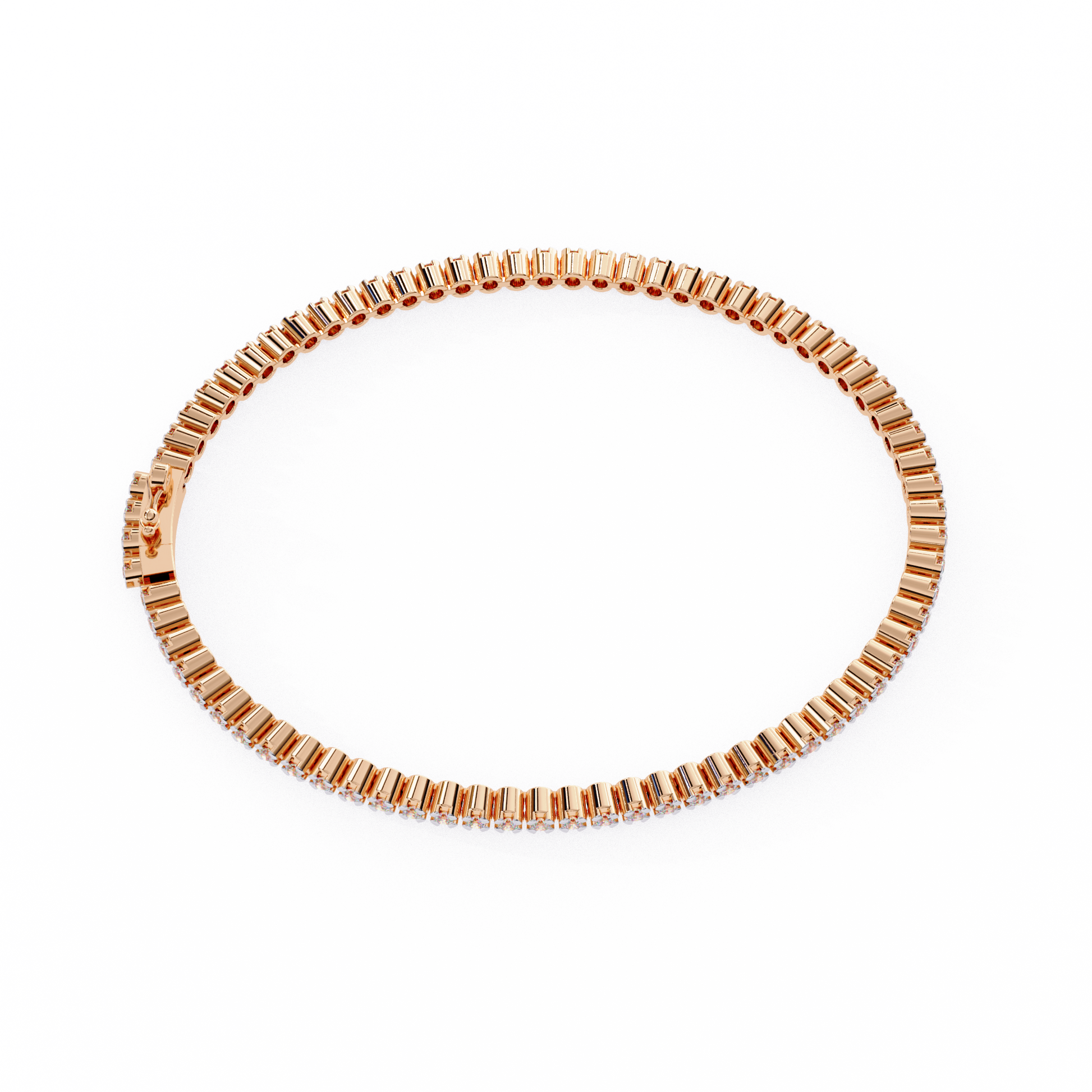 Rose Gold / Moissanite, Rose Gold / Lab Grown