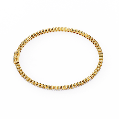 Yellow Gold / Moissanite, Yellow Gold / Lab Grown