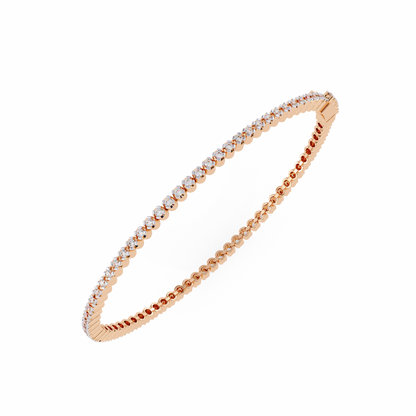 Rose Gold / Moissanite, Rose Gold / Lab Grown