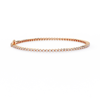 Rose Gold / Moissanite, Rose Gold / Lab Grown