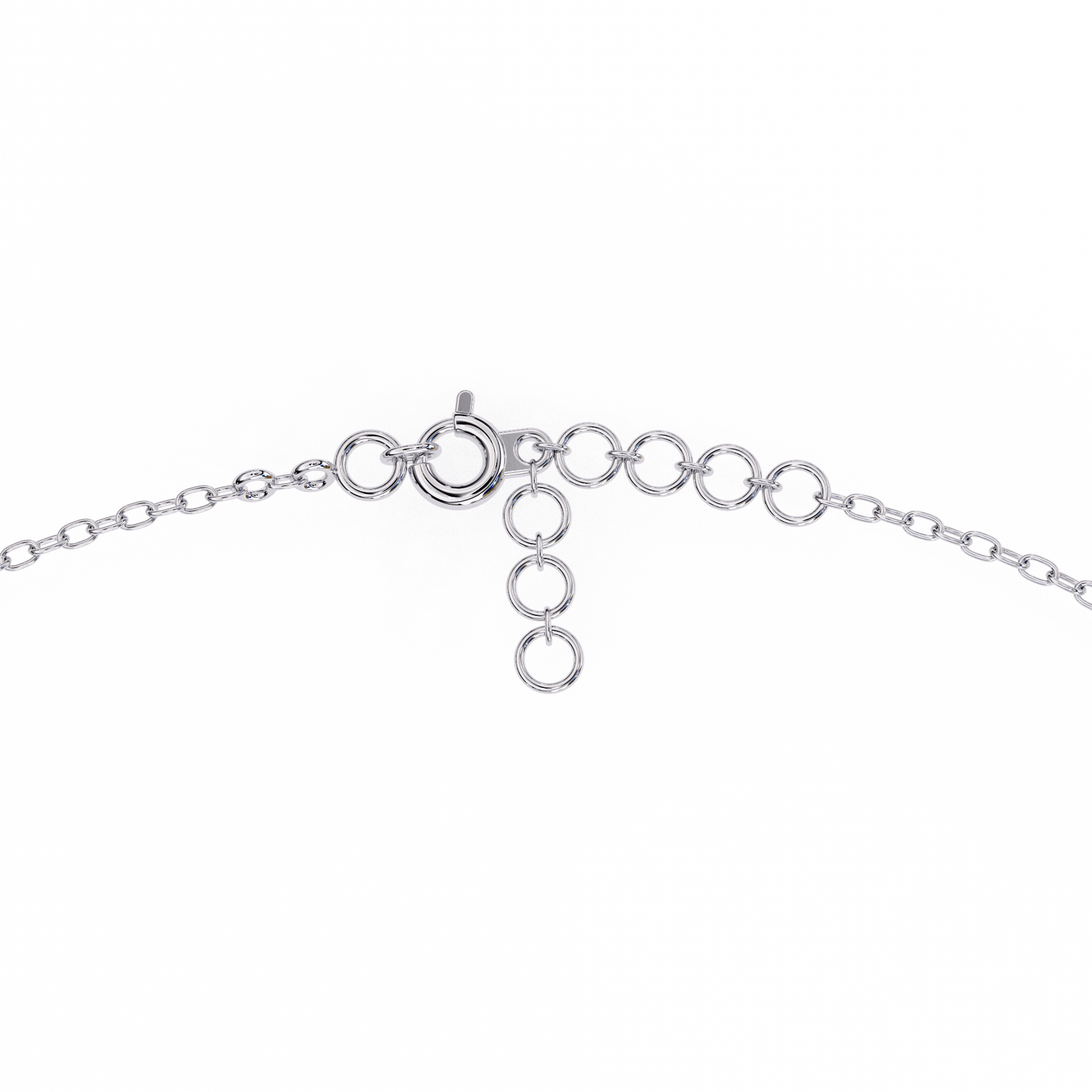 White Gold / Moissanite, White Gold / Lab Grown