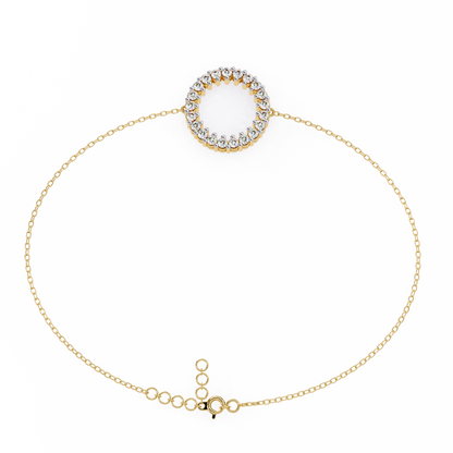 Yellow Gold / Moissanite, Yellow Gold / Lab Grown