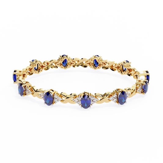 Yellow Gold / Moissanite, Yellow Gold / Lab Grown