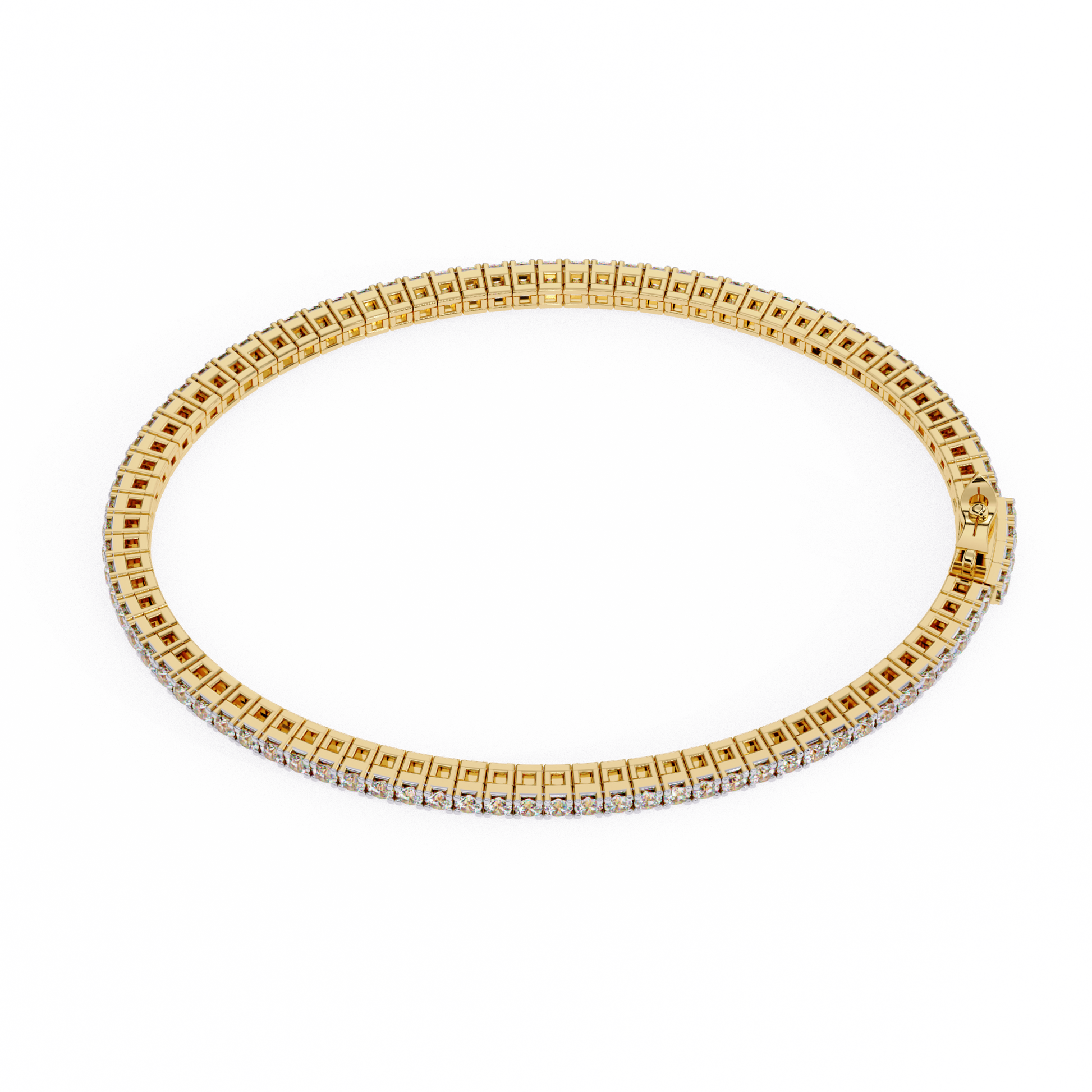 Yellow Gold / Moissanite, Yellow Gold / Lab Grown
