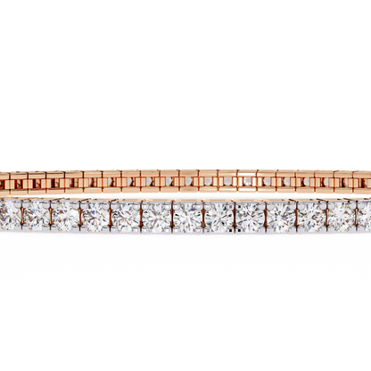 Rose Gold / Moissanite, Rose Gold / Lab Grown