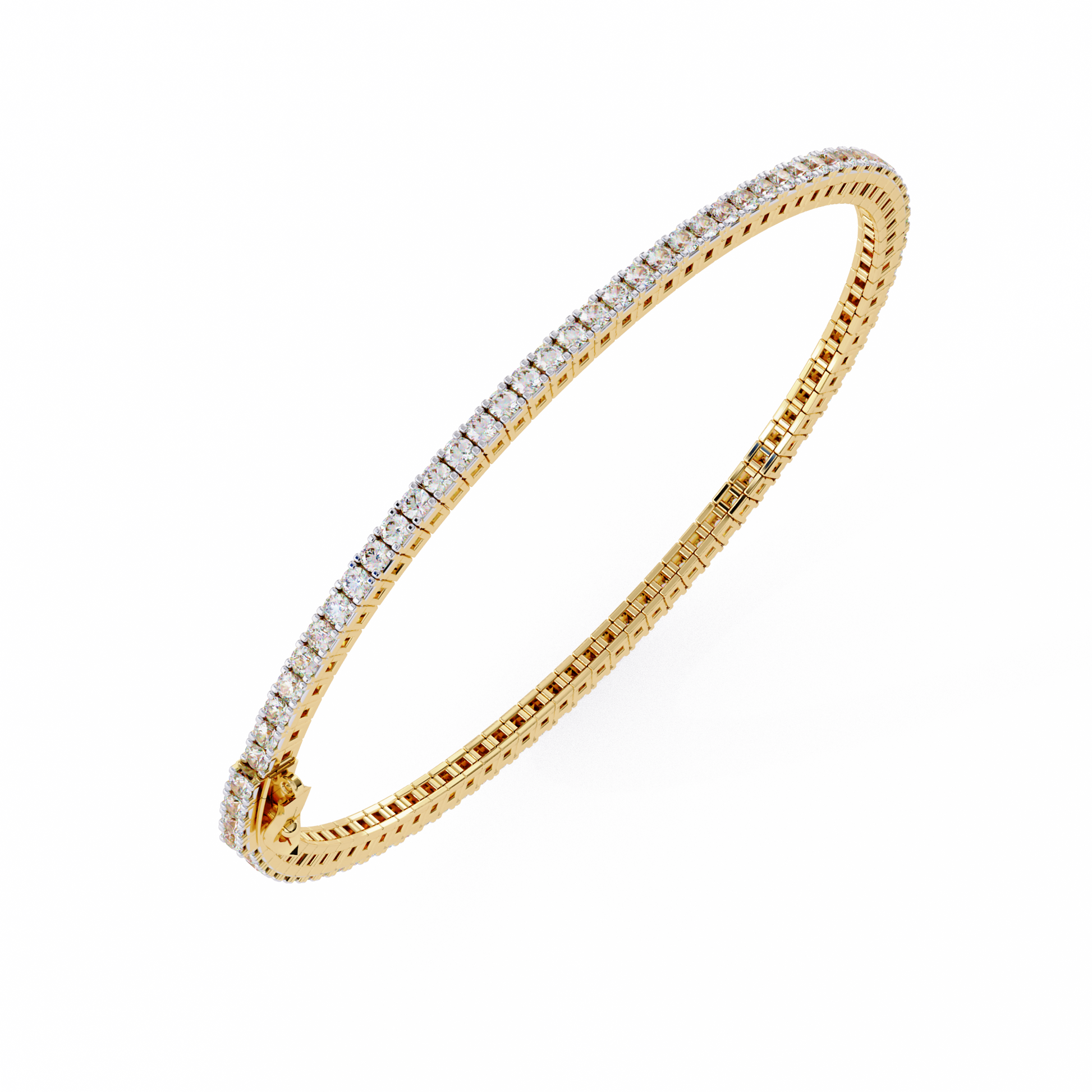 Yellow Gold / Moissanite, Yellow Gold / Lab Grown