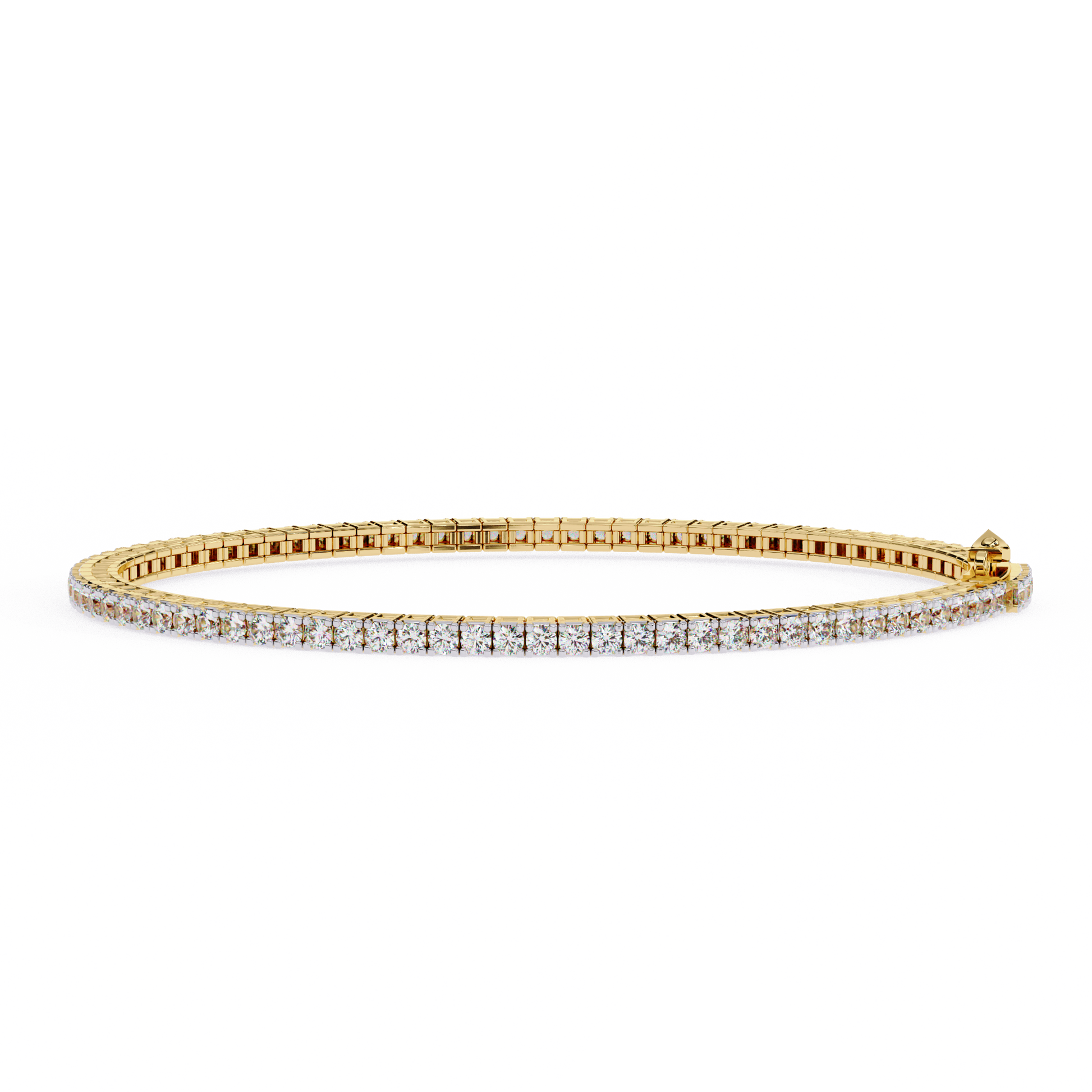 Yellow Gold / Moissanite, Yellow Gold / Lab Grown