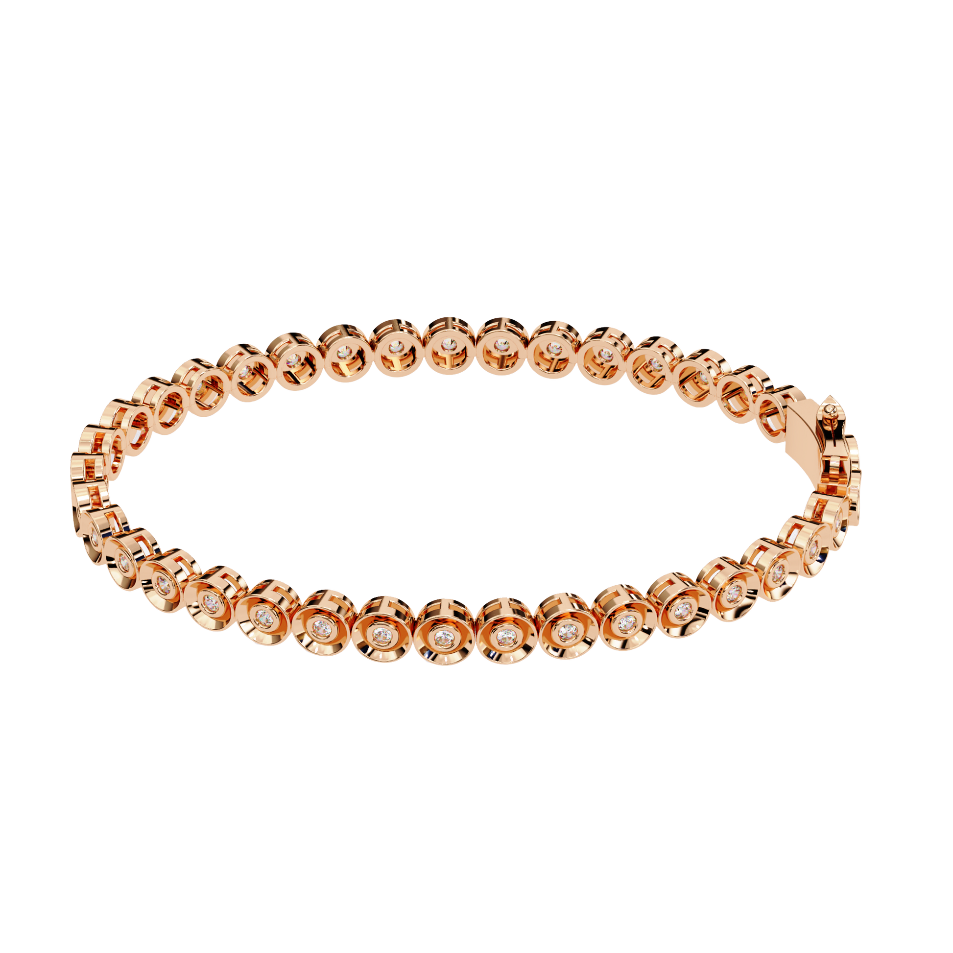 Rose Gold / Moissanite, Rose Gold / Lab Grown