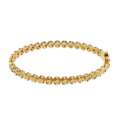 Yellow Gold / Moissanite, Yellow Gold / Lab Grown
