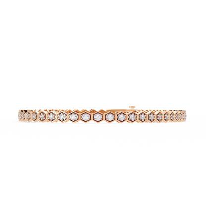 Rose Gold / Moissanite, Rose Gold / Lab Grown