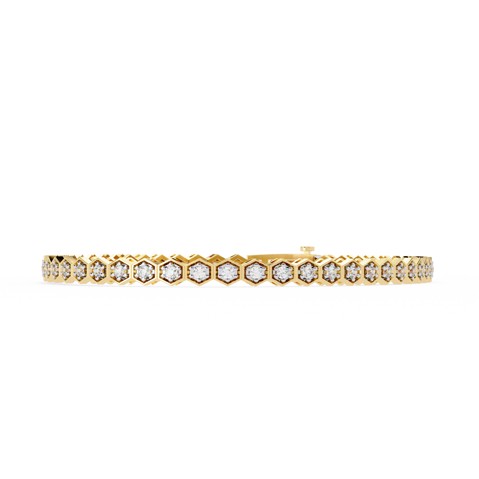 Yellow Gold / Moissanite, Yellow Gold / Lab Grown