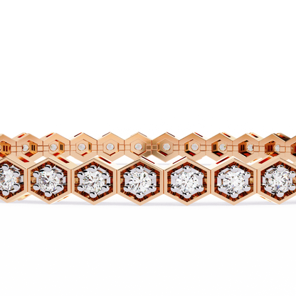Rose Gold / Moissanite, Rose Gold / Lab Grown