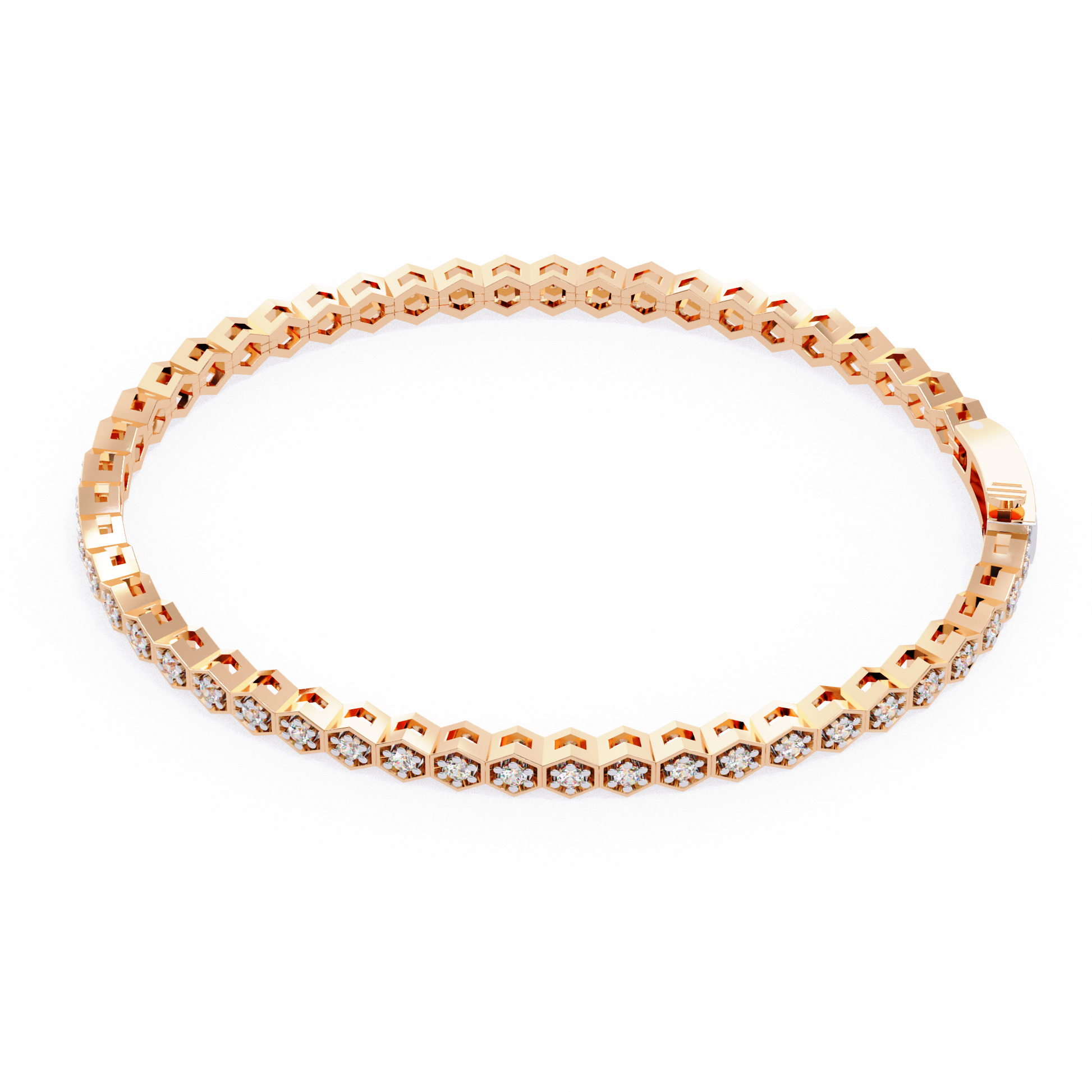 Rose Gold / Moissanite, Rose Gold / Lab Grown