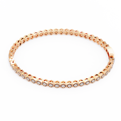 Rose Gold / Moissanite, Rose Gold / Lab Grown
