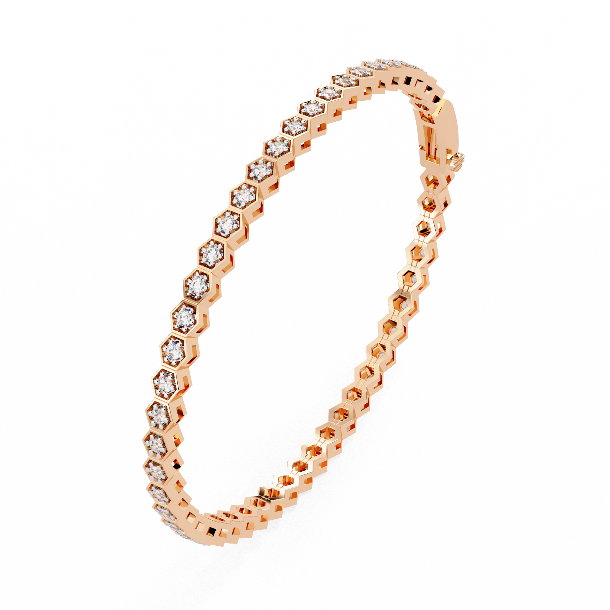 Rose Gold / Moissanite, Rose Gold / Lab Grown