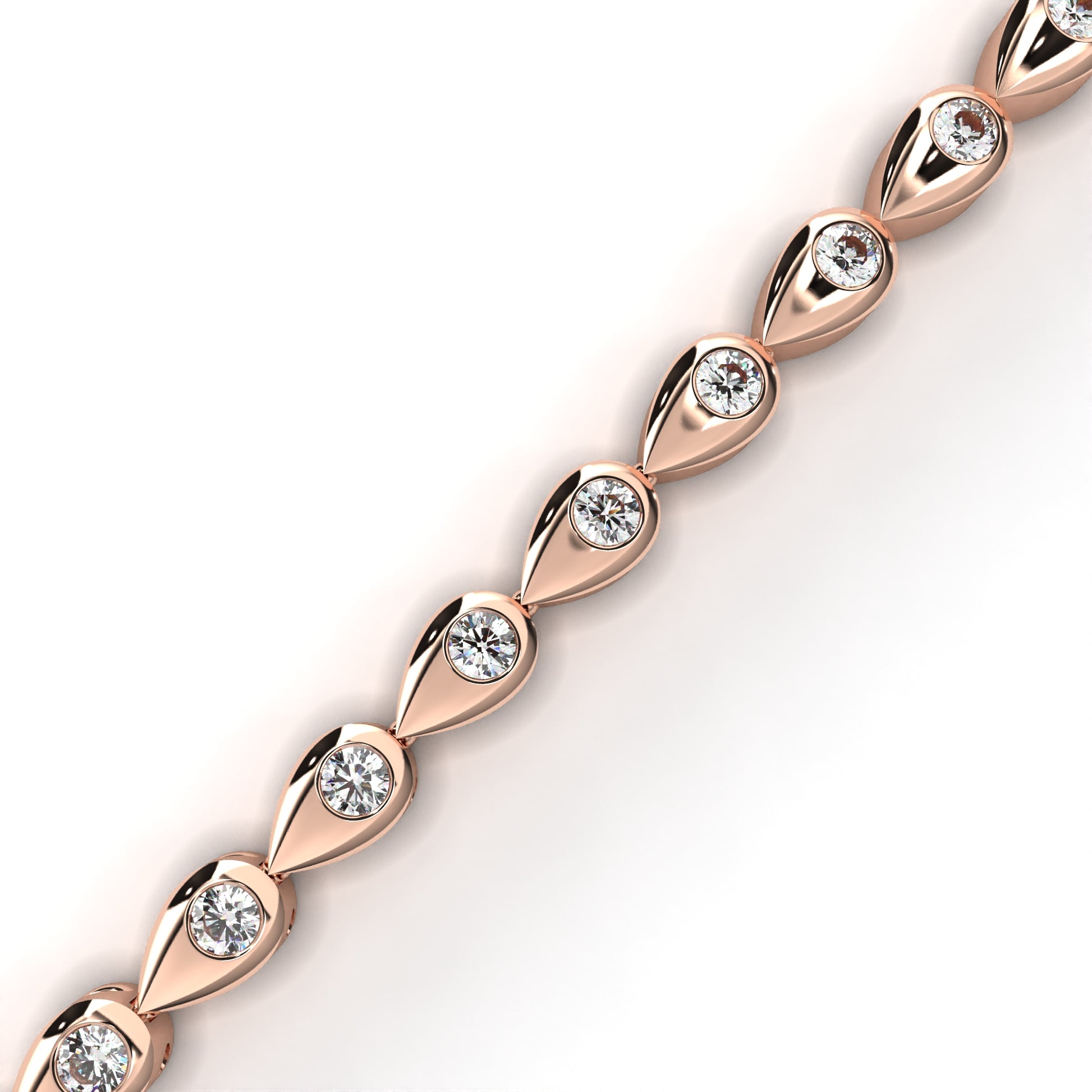 Rose Gold / Moissanite, Rose Gold / Lab Grown