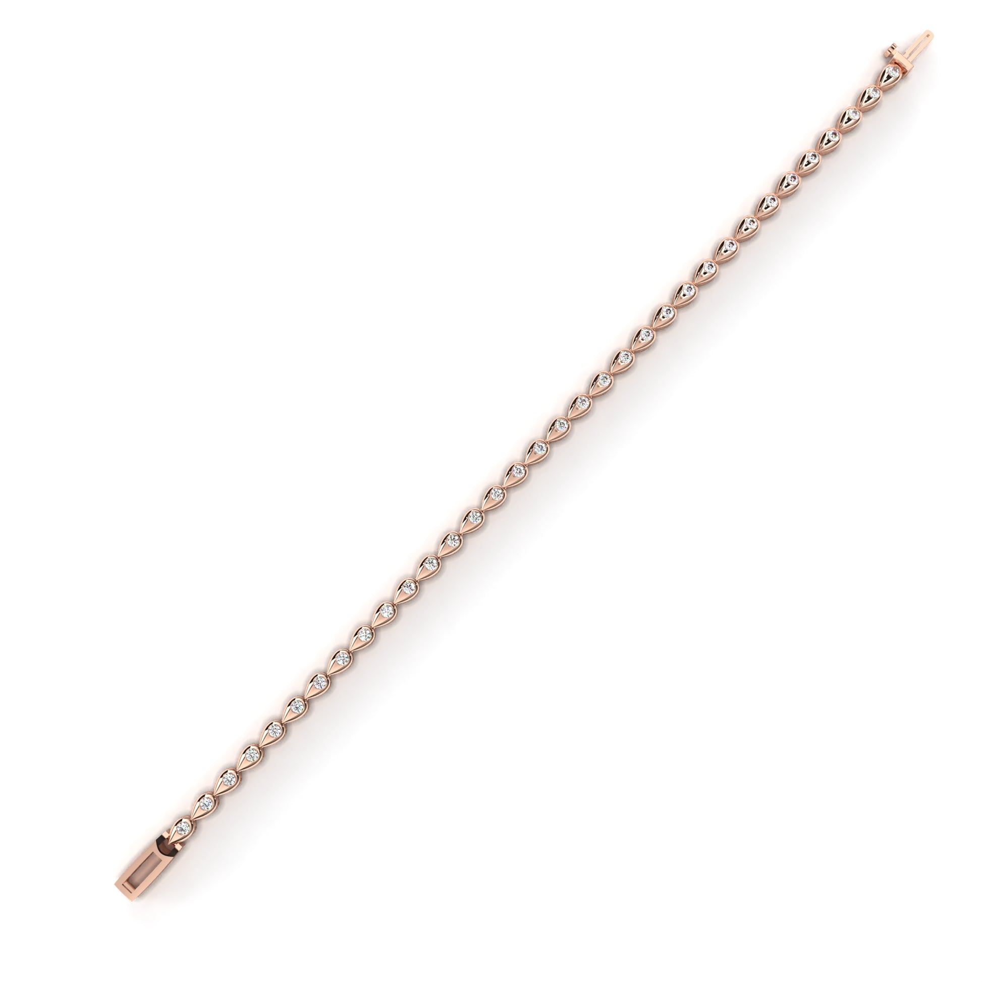 Rose Gold / Moissanite, Rose Gold / Lab Grown