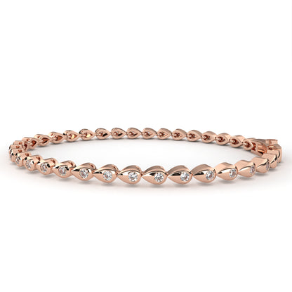 Rose Gold / Moissanite, Rose Gold / Lab Grown