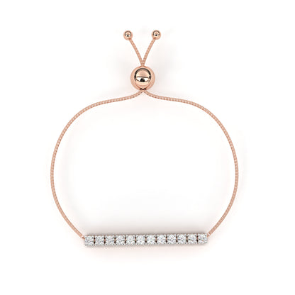 Rose Gold / Moissanite, Rose Gold / Lab Grown