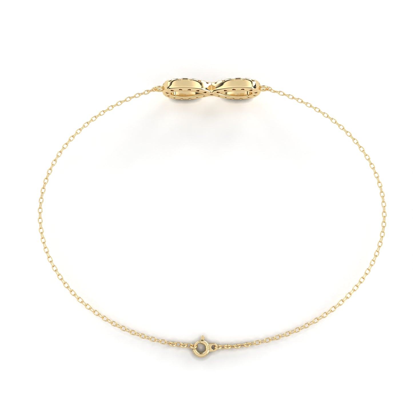 yellow gold / moissanite, yellow gold / lab grown